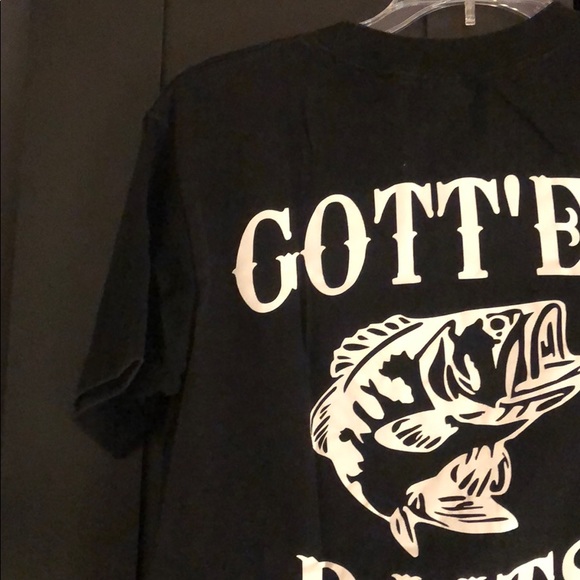 🍀 4 for $15! Gott’em Baits black shirt size small - Picture 6 of 13